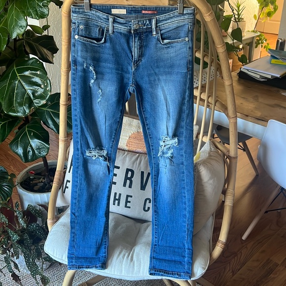 Pilcro / anthropologie straight leg denim size 26 - Picture 1 of 5